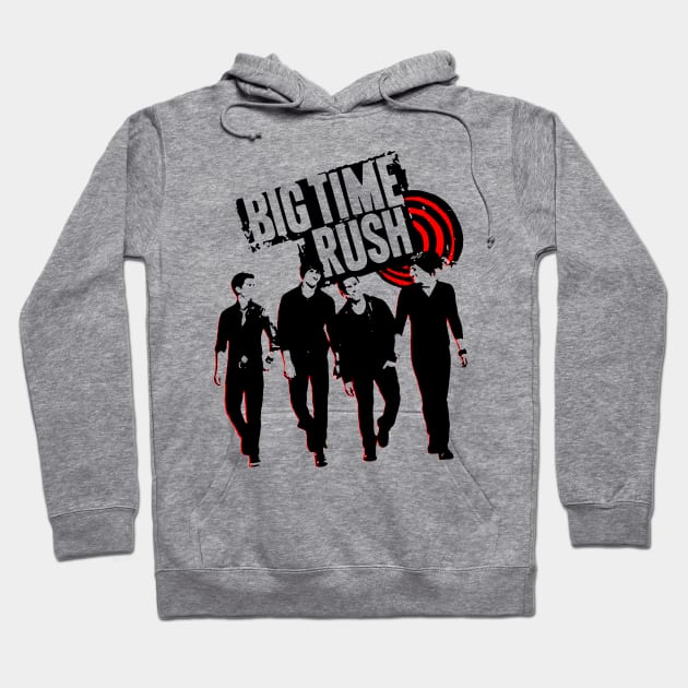 big time rush Hoodie by Lula Pencil Art